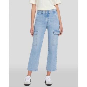 7 for all mankind cargo Logan light wash